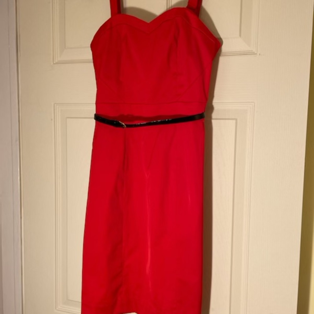 Small Red Dress with Straps